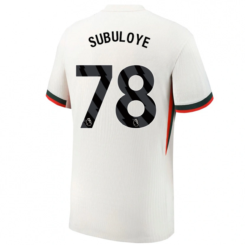 Danxen Men Olutayo Subuloye #78 White Green Away Jersey 2025/26 T-Shirt