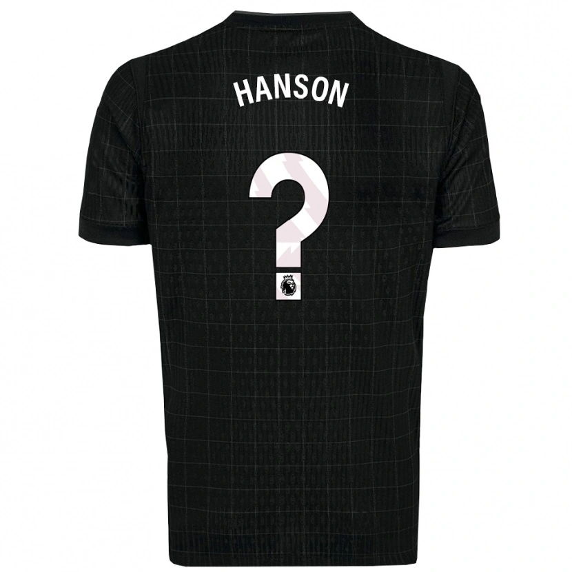 Danxen Men Cayon Hanson #0 Black Gray Away Jersey 2025/26 T-Shirt
