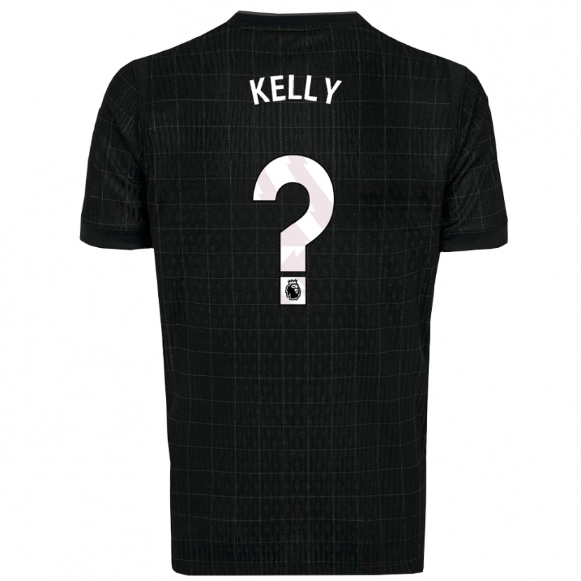 Danxen Men Kyle Kelly #0 Black Gray Away Jersey 2025/26 T-Shirt