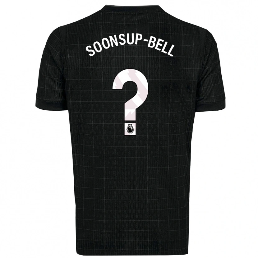 Danxen Men Jude Soonsup-Bell #0 Black Gray Away Jersey 2025/26 T-Shirt