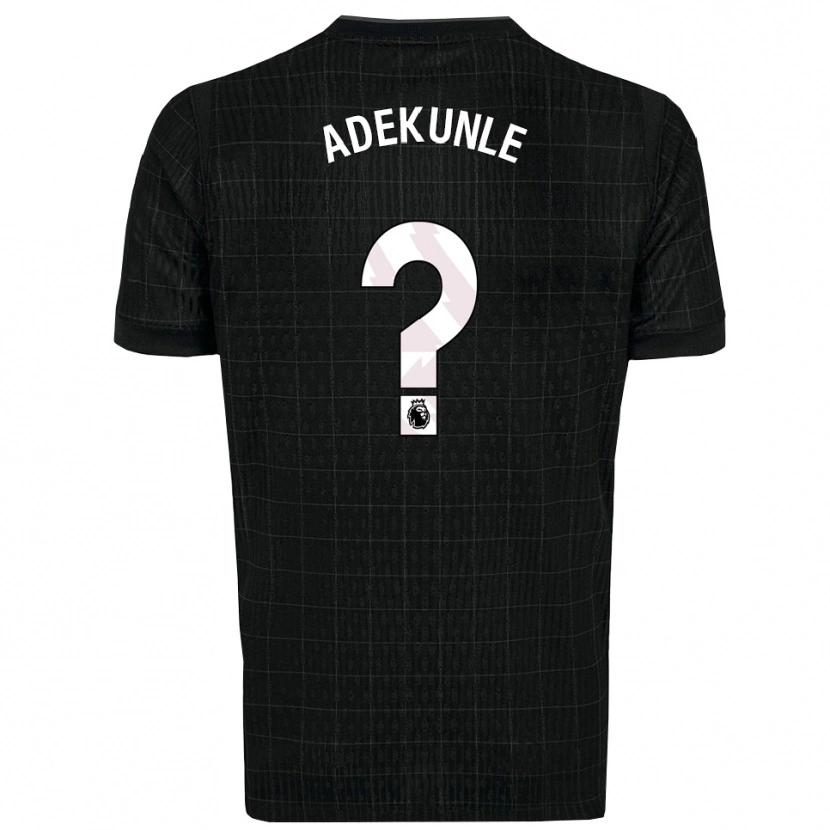 Danxen Men Timileyin Adekunle #0 Black Gray Away Jersey 2025/26 T-Shirt