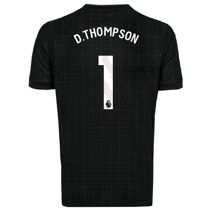 Danxen Men Dylan Thompson #1 Black Gray Away Jersey 2025/26 T-Shirt