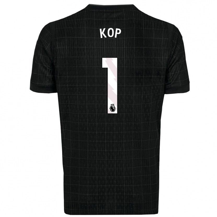 Danxen Men Lize Kop #1 Black Gray Away Jersey 2025/26 T-Shirt