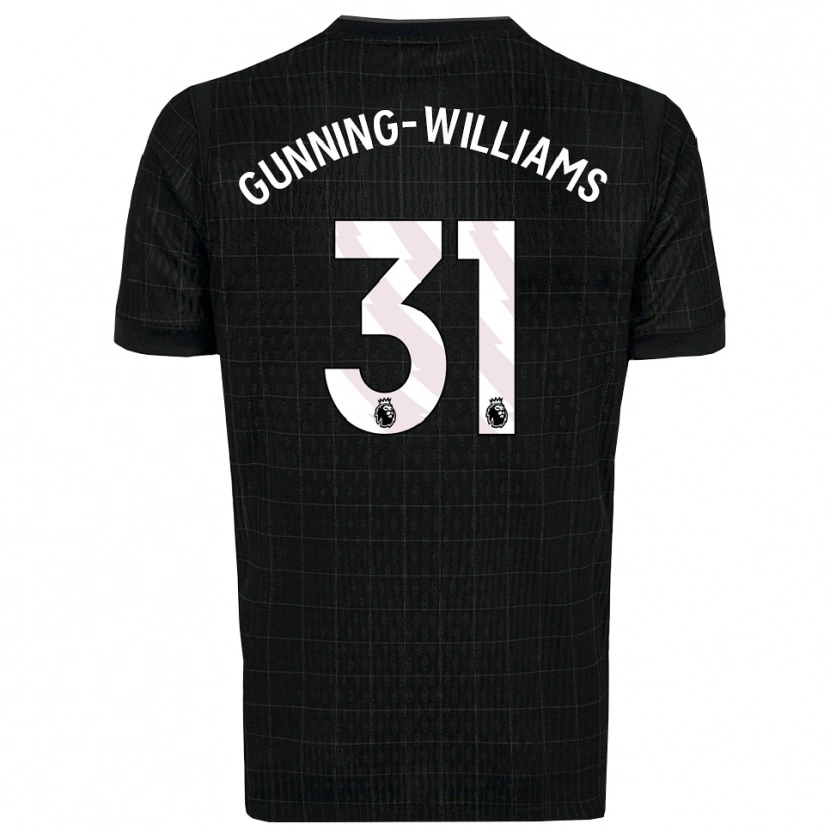 Danxen Men Lenna Gunning-Williams #31 Black Gray Away Jersey 2025/26 T-Shirt