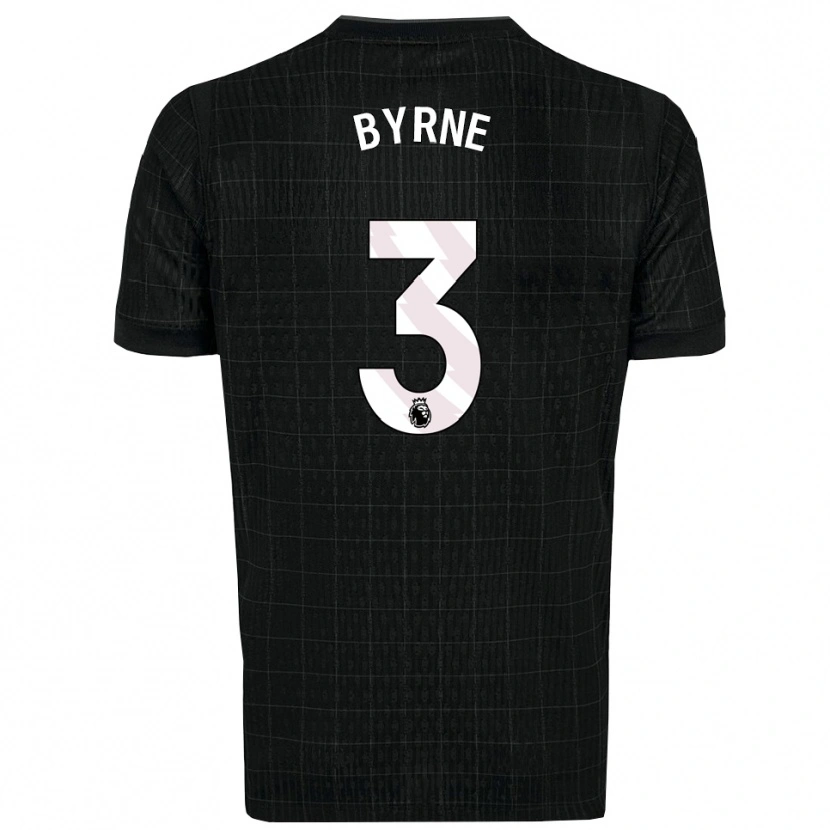 Danxen Men Harry Byrne #3 Black Gray Away Jersey 2025/26 T-Shirt