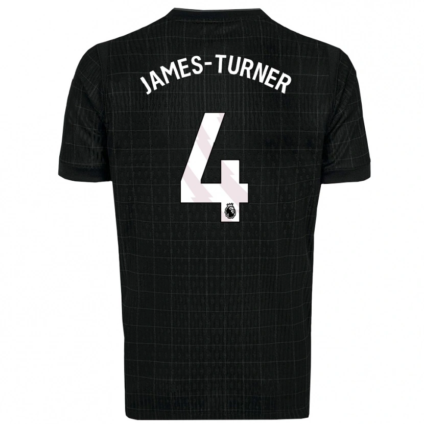 Danxen Men Amy James-Turner #4 Black Gray Away Jersey 2025/26 T-Shirt