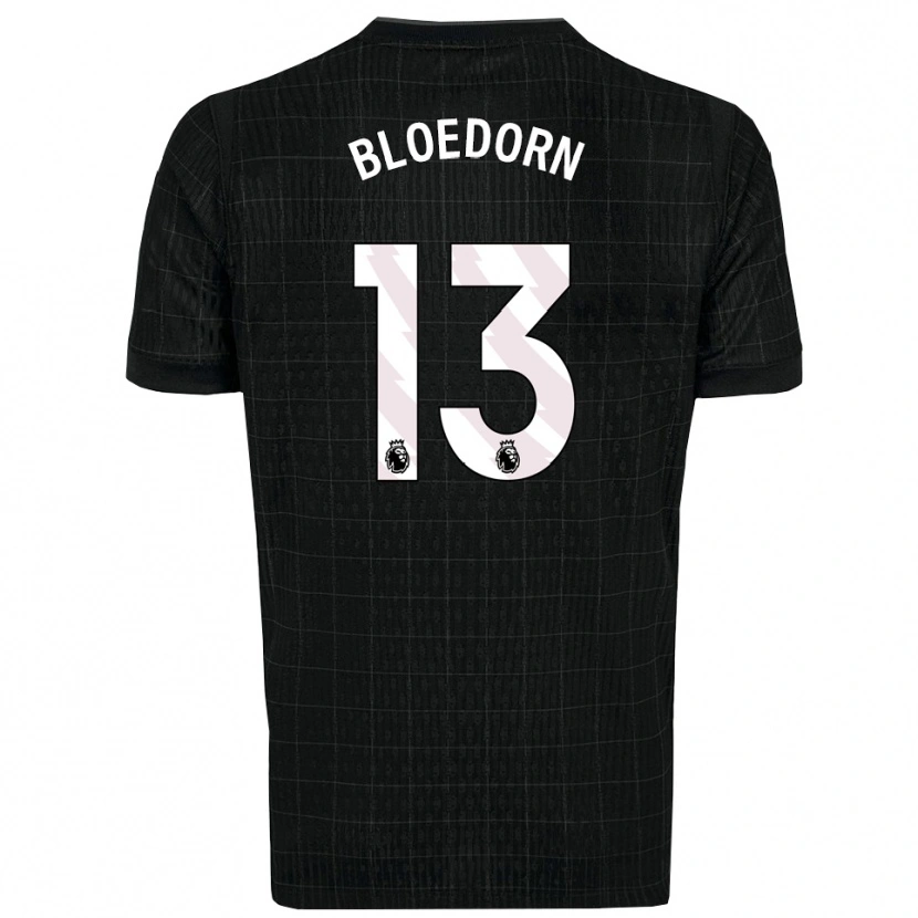 Danxen Men Carey Bloedorn #13 Black Gray Away Jersey 2025/26 T-Shirt