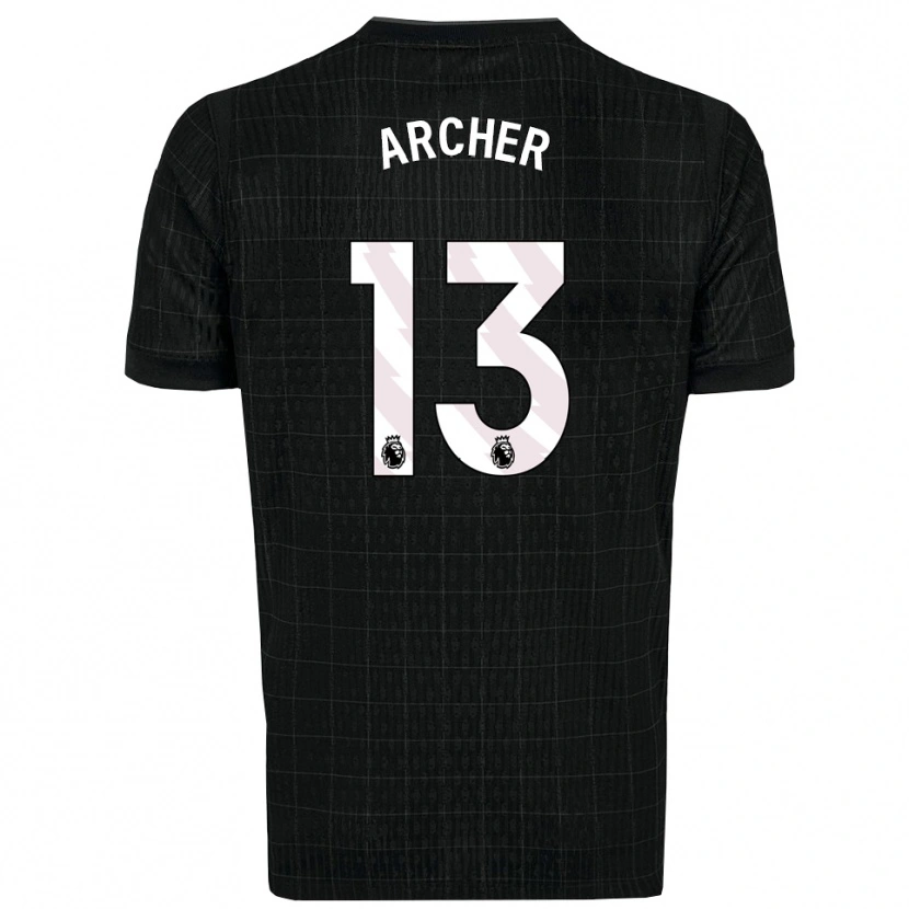 Danxen Men Samual Archer #13 Black Gray Away Jersey 2025/26 T-Shirt