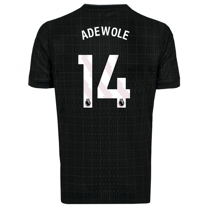Danxen Men Miracle Adewole #14 Black Gray Away Jersey 2025/26 T-Shirt