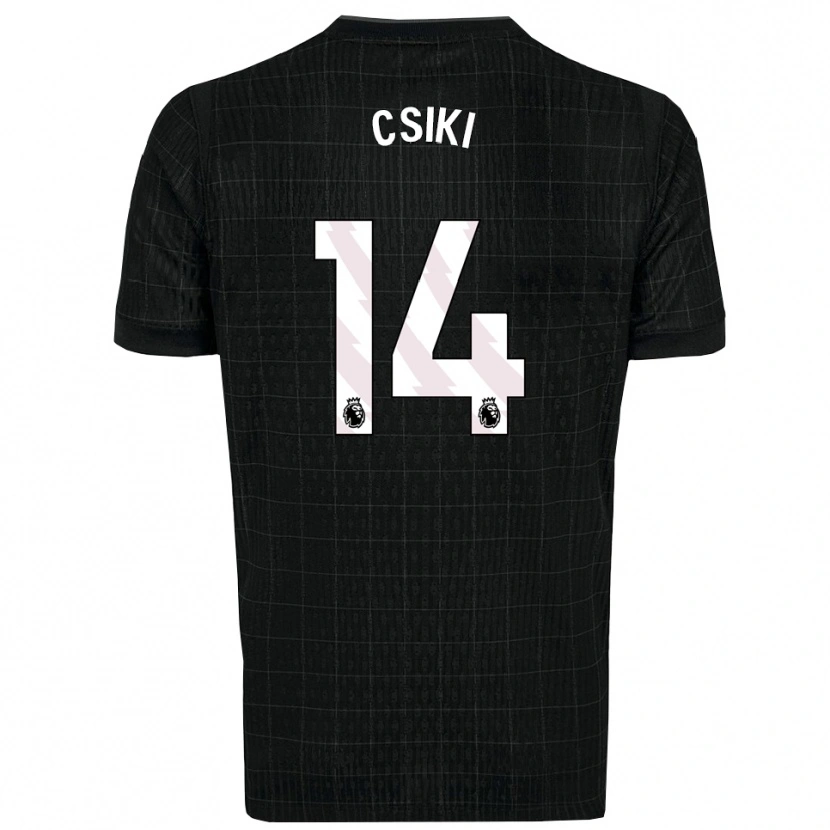 Danxen Men Anna Csiki #14 Black Gray Away Jersey 2025/26 T-Shirt