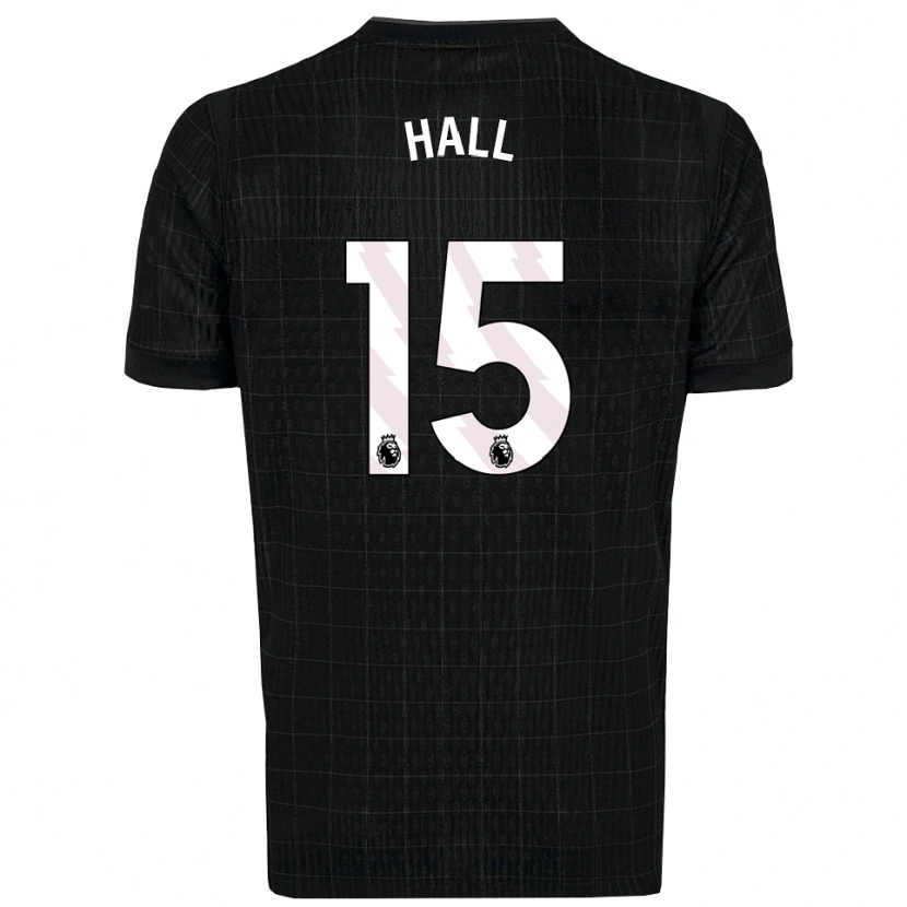 Danxen Men Tye Hall #15 Black Gray Away Jersey 2025/26 T-Shirt