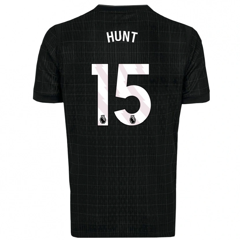 Danxen Men Clare Hunt #15 Black Gray Away Jersey 2025/26 T-Shirt