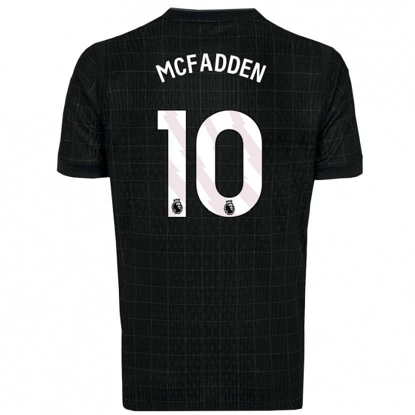 Danxen Men Max Mcfadden #10 Black Gray Away Jersey 2025/26 T-Shirt