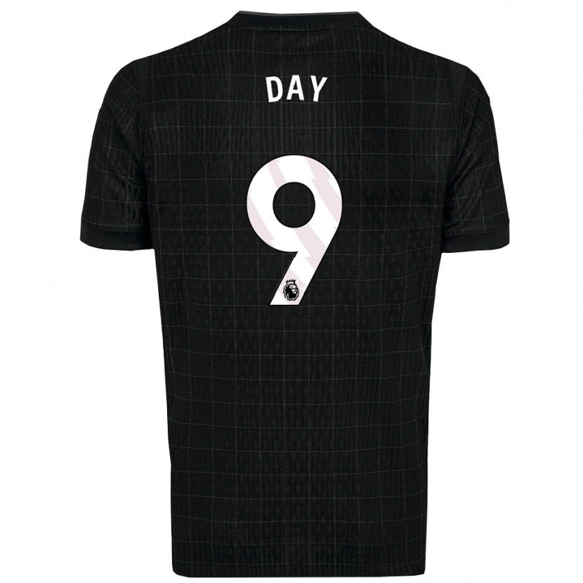 Danxen Men Frankie Day #9 Black Gray Away Jersey 2025/26 T-Shirt