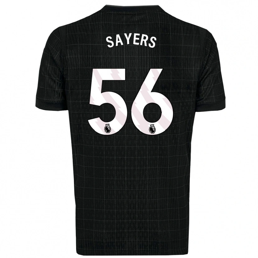 Danxen Men Charlie Sayers #56 Black Gray Away Jersey 2025/26 T-Shirt