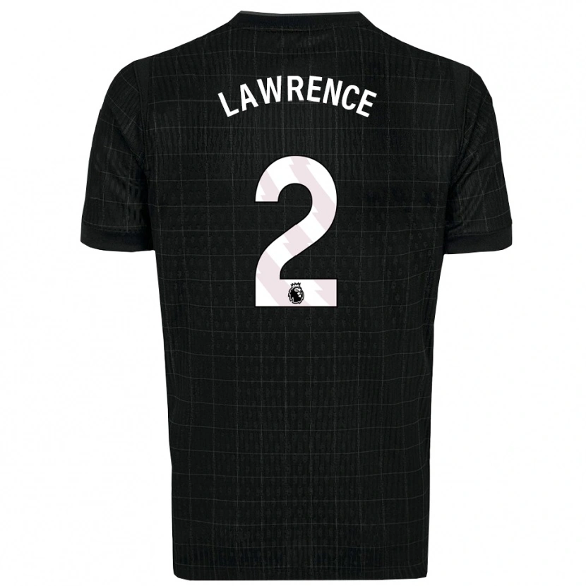 Danxen Men Donte Lawrence #2 Black Gray Away Jersey 2025/26 T-Shirt