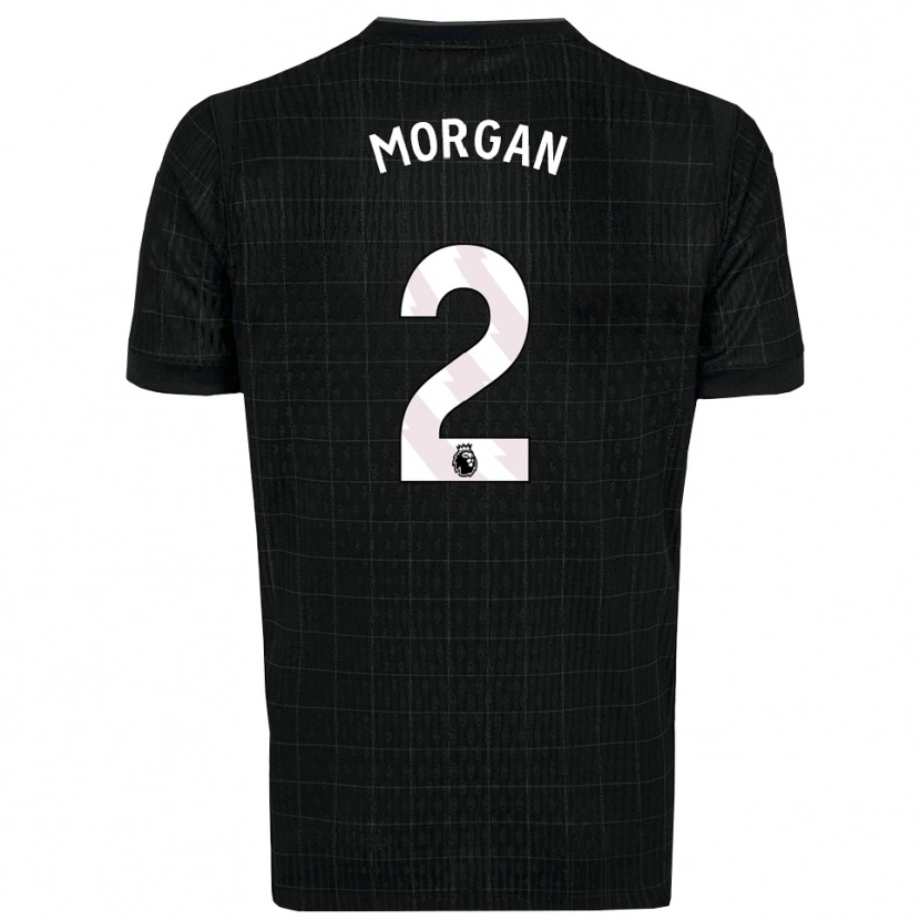 Danxen Men Esther Morgan #2 Black Gray Away Jersey 2025/26 T-Shirt