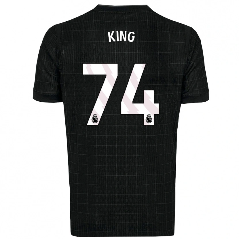 Danxen Men Maeson King #74 Black Gray Away Jersey 2025/26 T-Shirt
