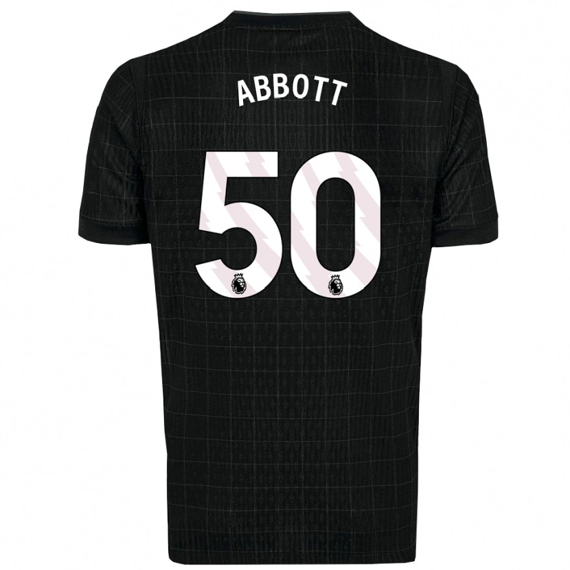 Danxen Men George Abbott #50 Black Gray Away Jersey 2025/26 T-Shirt