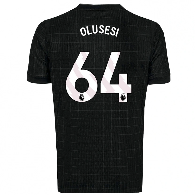 Danxen Men Callum Olusesi #64 Black Gray Away Jersey 2025/26 T-Shirt