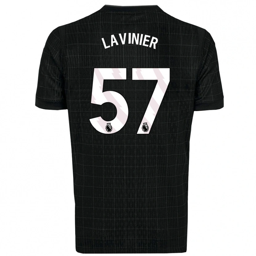 Danxen Men Marcel Lavinier #57 Black Gray Away Jersey 2025/26 T-Shirt