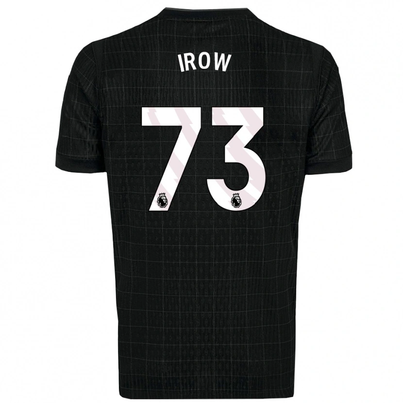 Danxen Men Oliver Irow #73 Black Gray Away Jersey 2025/26 T-Shirt