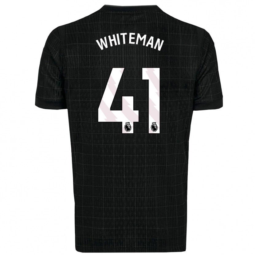 Danxen Men Alfie Whiteman #41 Black Gray Away Jersey 2025/26 T-Shirt