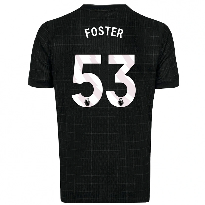 Danxen Men Brooklyn Lyons Foster #53 Black Gray Away Jersey 2025/26 T-Shirt