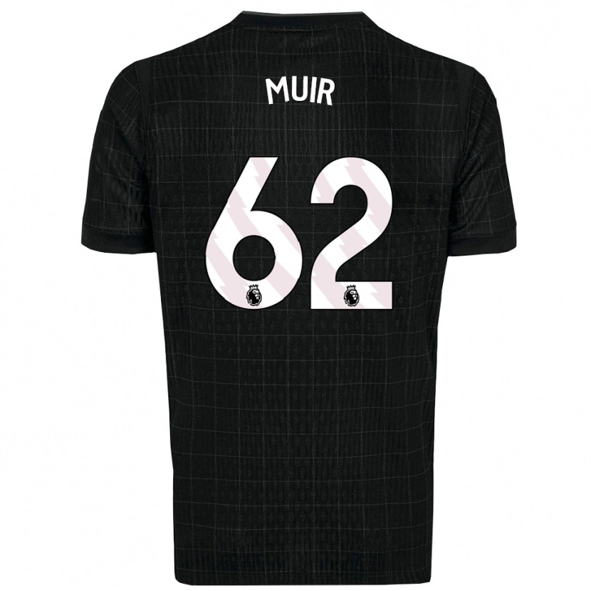 Danxen Men Marqes Muir #62 Black Gray Away Jersey 2025/26 T-Shirt