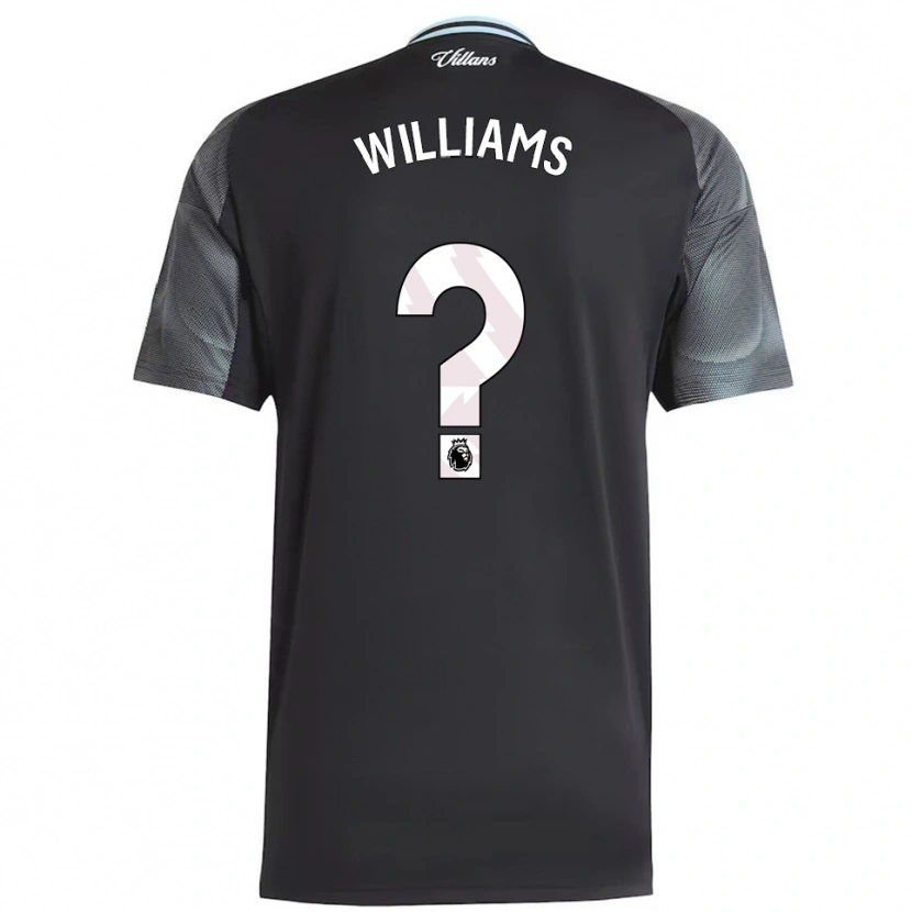 Danxen Men Fabian Williams #0 Black Sky Blue Away Jersey 2025/26 T-Shirt