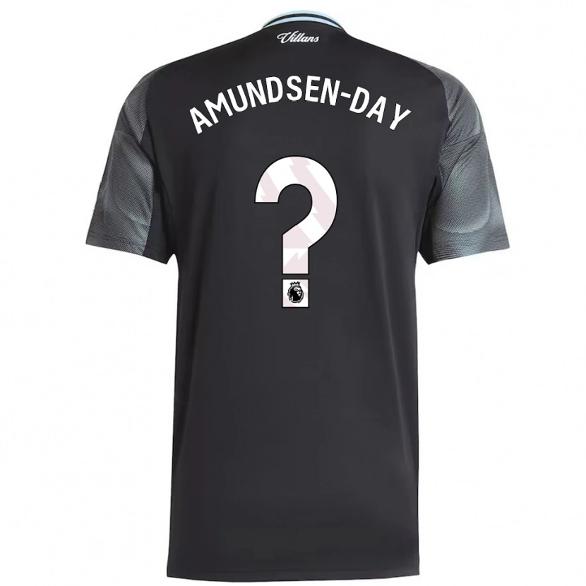Danxen Men Ethan Amundsen-Day #0 Black Sky Blue Away Jersey 2025/26 T-Shirt