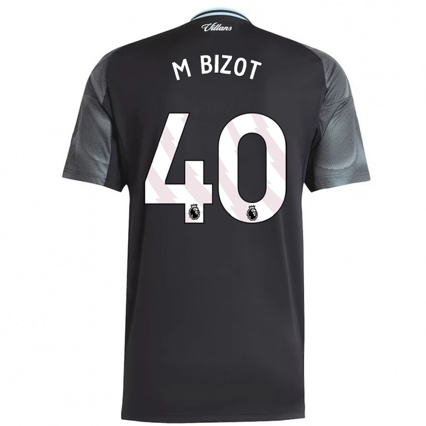 Danxen Men Marco Bizot #40 Black Sky Blue Away Jersey 2025/26 T-Shirt