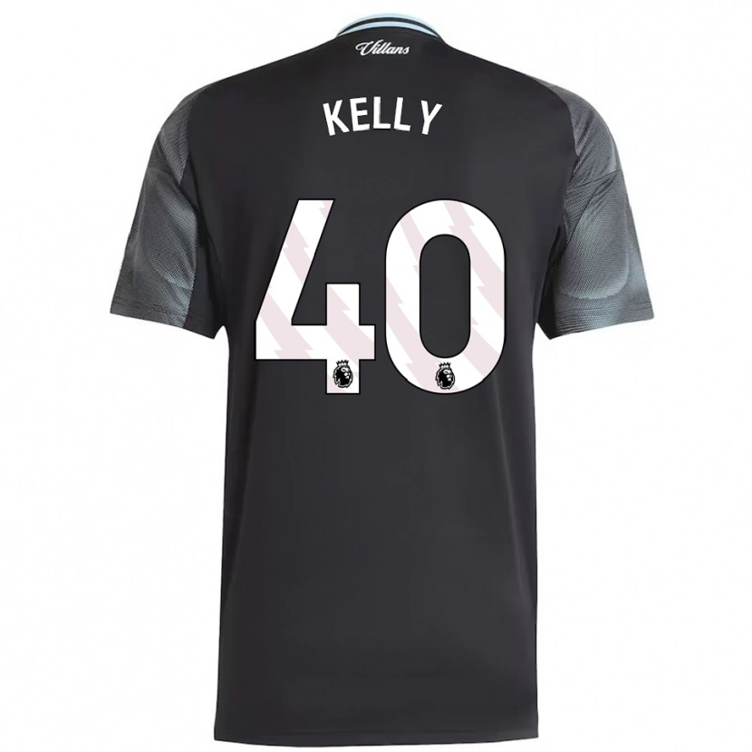 Danxen Men Soffia Kelly #40 Black Sky Blue Away Jersey 2025/26 T-Shirt