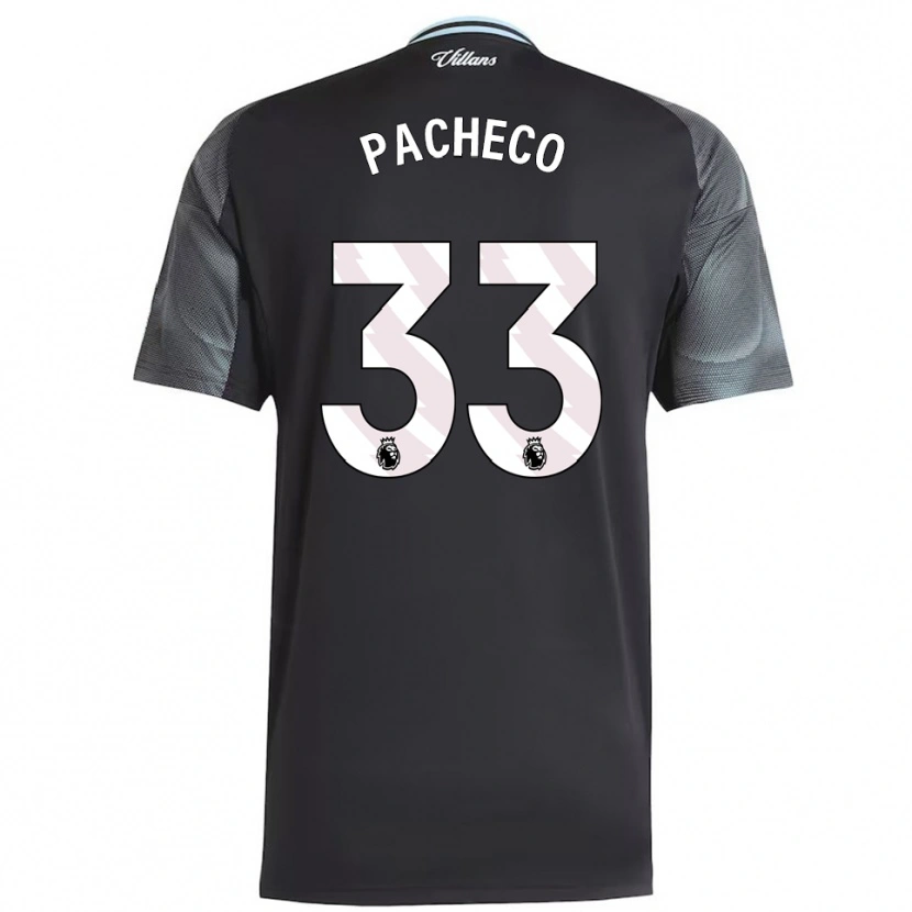 Danxen Men Maz Pacheco #33 Black Sky Blue Away Jersey 2025/26 T-Shirt