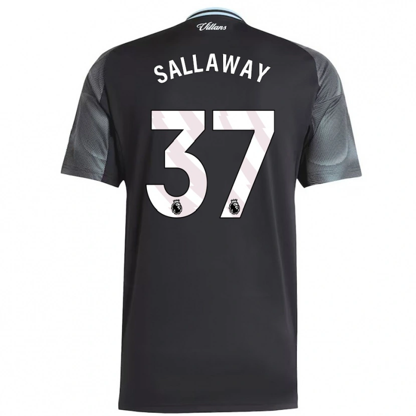 Danxen Men Lydia Sallaway #37 Black Sky Blue Away Jersey 2025/26 T-Shirt