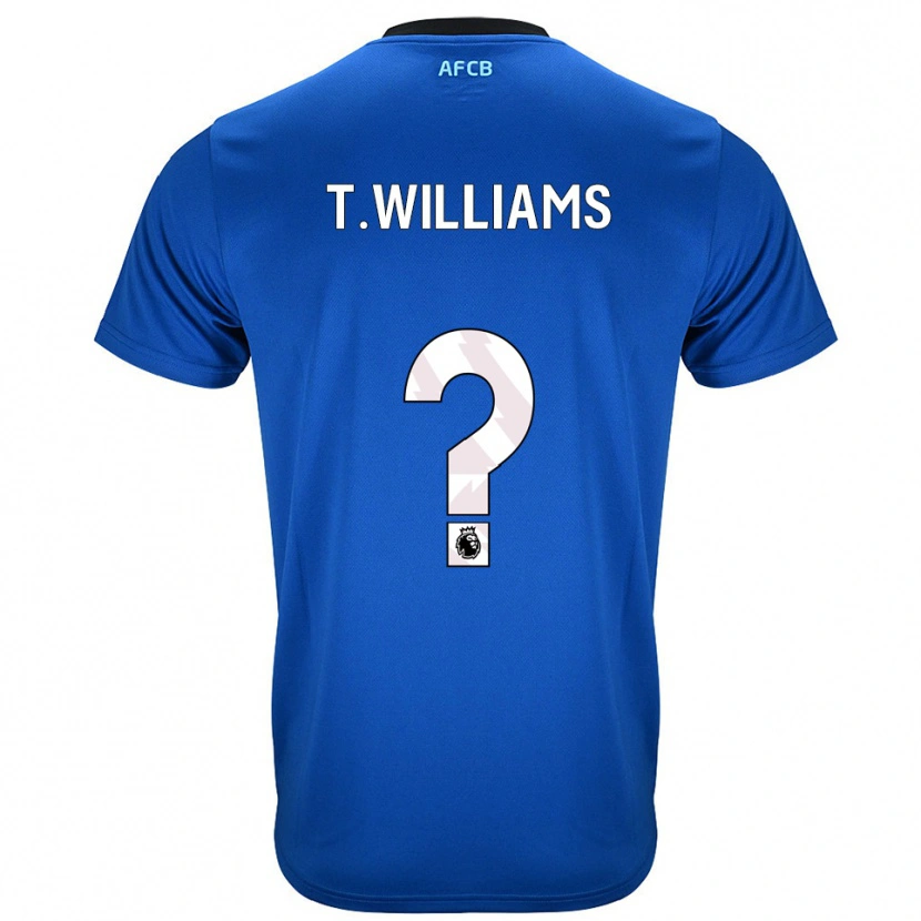 Danxen Men Toure Williams #0 Blue Black Away Jersey 2025/26 T-Shirt