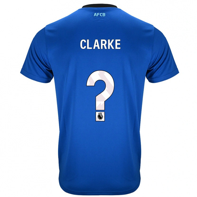 Danxen Men Ashley Clarke #0 Blue Black Away Jersey 2025/26 T-Shirt