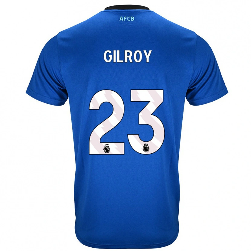 Danxen Men Chloe Gilroy #23 Blue Black Away Jersey 2025/26 T-Shirt