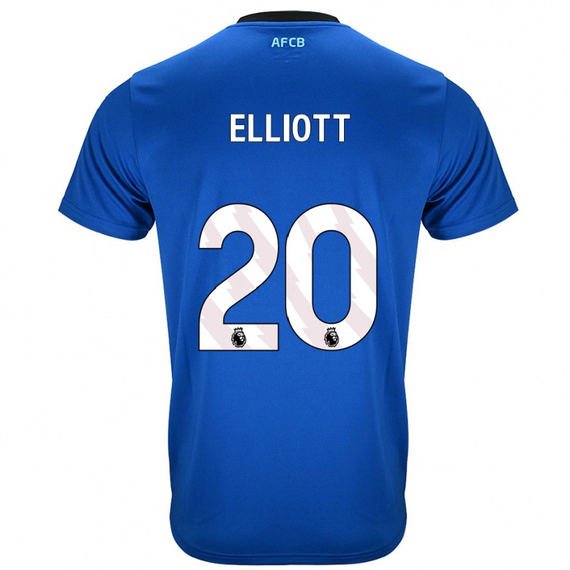 Danxen Men Kaitlyn Elliott #20 Blue Black Away Jersey 2025/26 T-Shirt