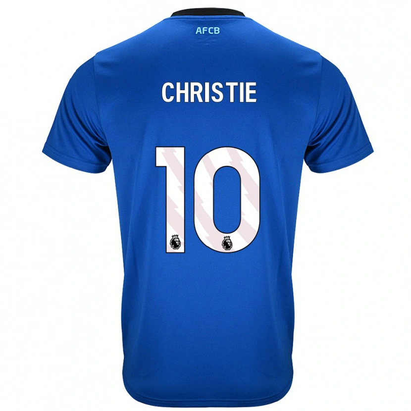 Danxen Men Ryan Christie #10 Blue Black Away Jersey 2025/26 T-Shirt