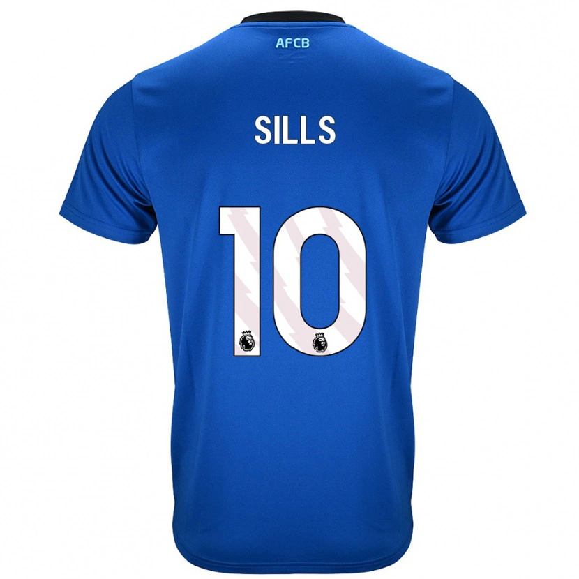 Danxen Men Ethan Sills #10 Blue Black Away Jersey 2025/26 T-Shirt