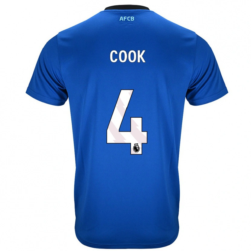 Danxen Men Lewis Cook #4 Blue Black Away Jersey 2025/26 T-Shirt