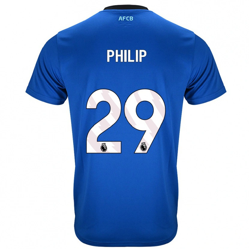 Danxen Men Philip Billing #29 Blue Black Away Jersey 2025/26 T-Shirt