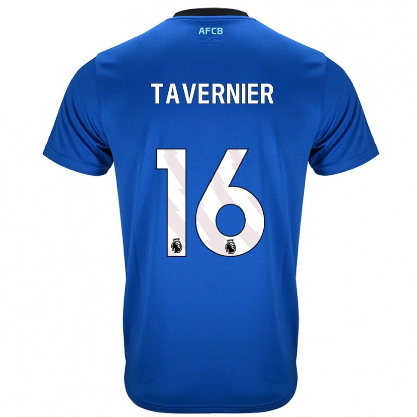 Danxen Men Marcus Tavernier #16 Blue Black Away Jersey 2025/26 T-Shirt