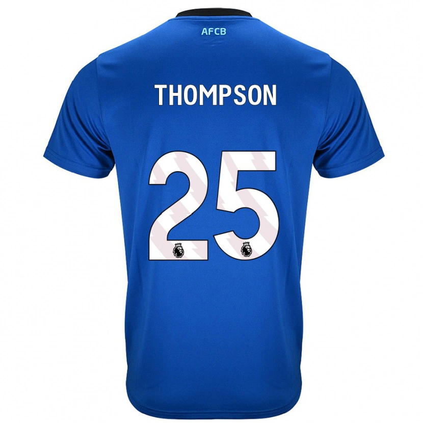 Danxen Men Kenni Thompson #25 Blue Black Away Jersey 2025/26 T-Shirt