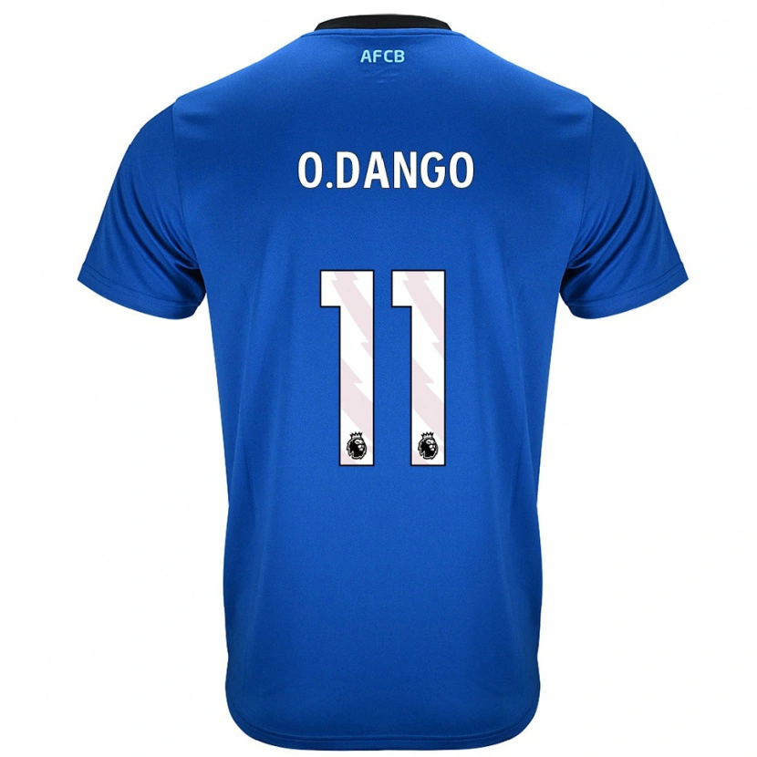 Danxen Men Dango Ouattara #11 Blue Black Away Jersey 2025/26 T-Shirt