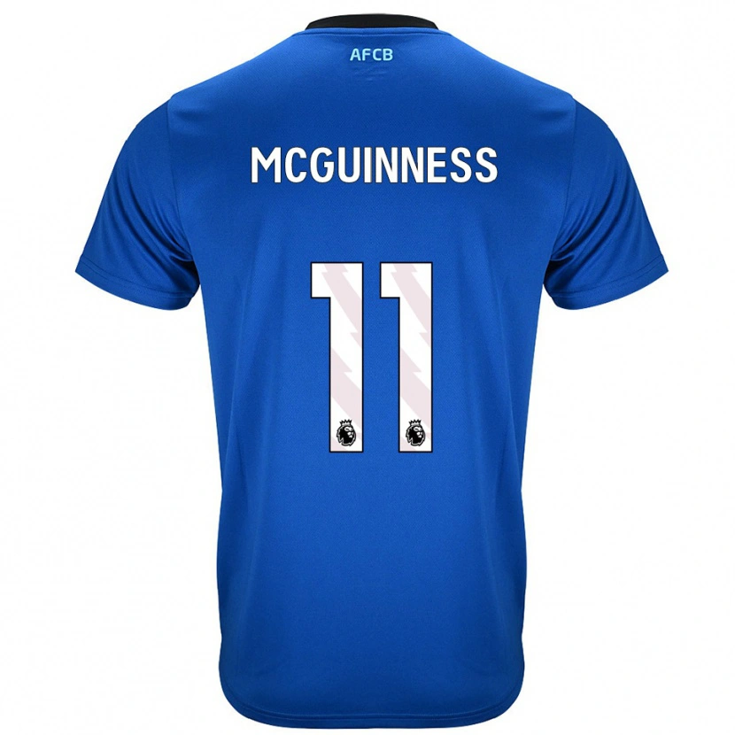 Danxen Men Gemma Mcguinness #11 Blue Black Away Jersey 2025/26 T-Shirt