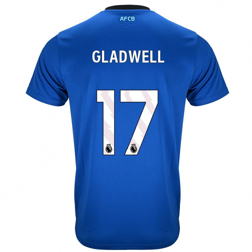 Danxen Men Molly Gladwell #17 Blue Black Away Jersey 2025/26 T-Shirt