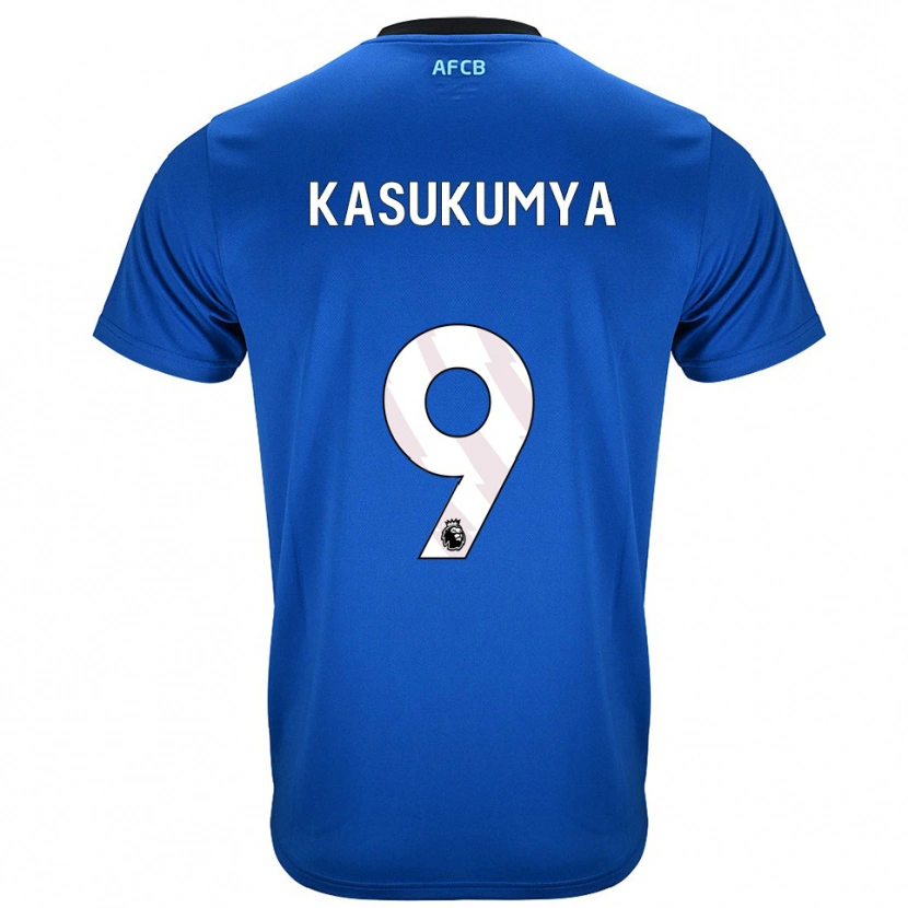 Danxen Men Kashanga Kasukumya #9 Blue Black Away Jersey 2025/26 T-Shirt