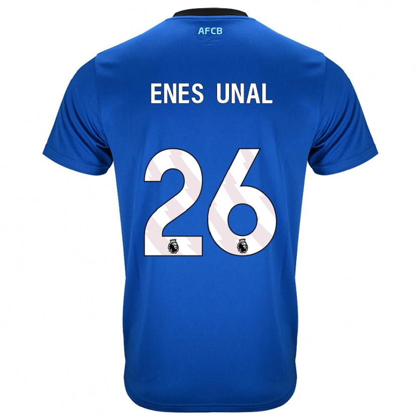 Danxen Men Enes Ünal #26 Blue Black Away Jersey 2025/26 T-Shirt